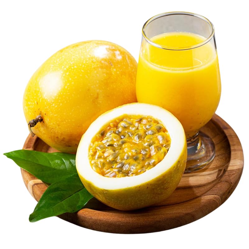 Yellow Passion Fruit Tree Live Plant, Passion Fruit Vine Plant, Passionfruit Live Plant, 3 to 5 Inches Tall, Grow The Patio and Garden