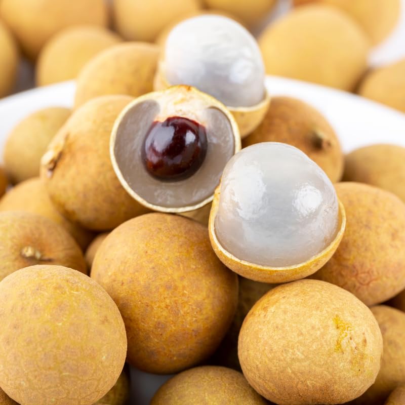Longan Tree, 3-4 Ft Tall Sweet Longan Fruit Trees Live Plants for Growing Outdoor, 3 Gallon Pot, No Ship to CA