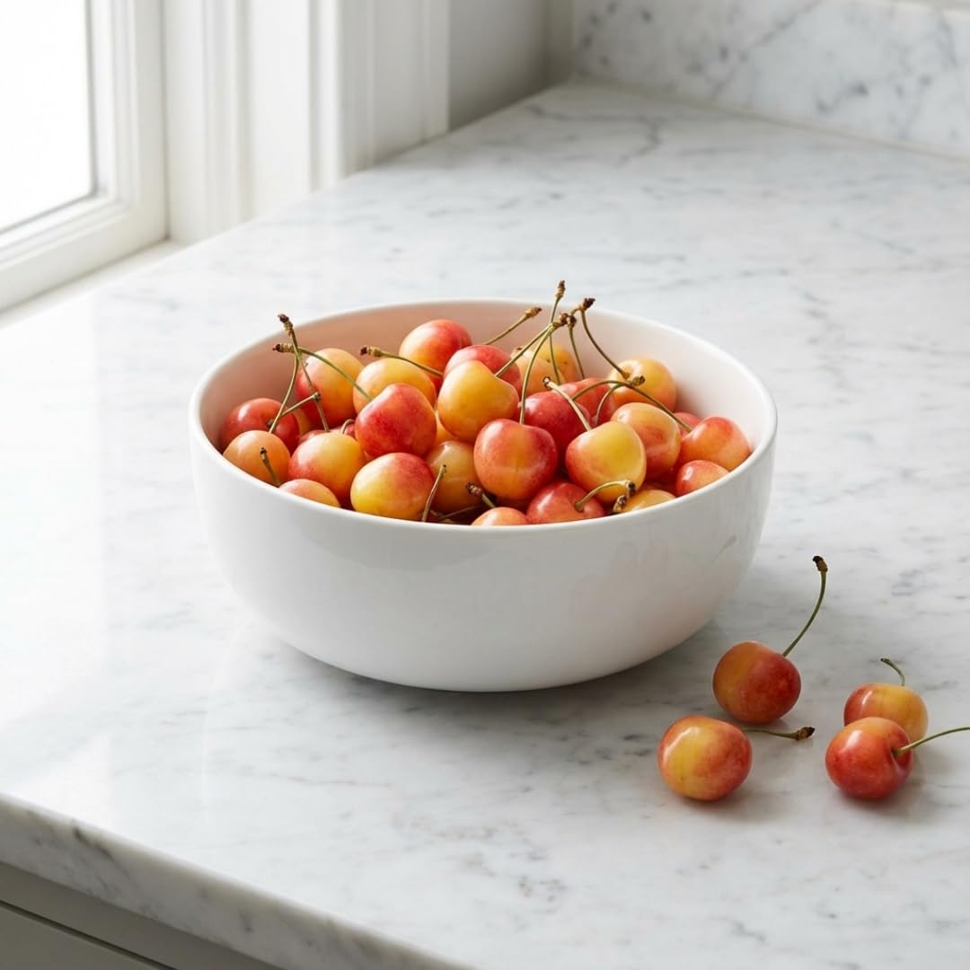 Cherry Tree Live Plant 3–4 Feet Tall in 3 Gallon Pot, Sweet Cherries Fruit Tree for Outdoor Growing, Cold Hardy Garden Tree, Ready to Plant, No CA (Rainier Cherry)