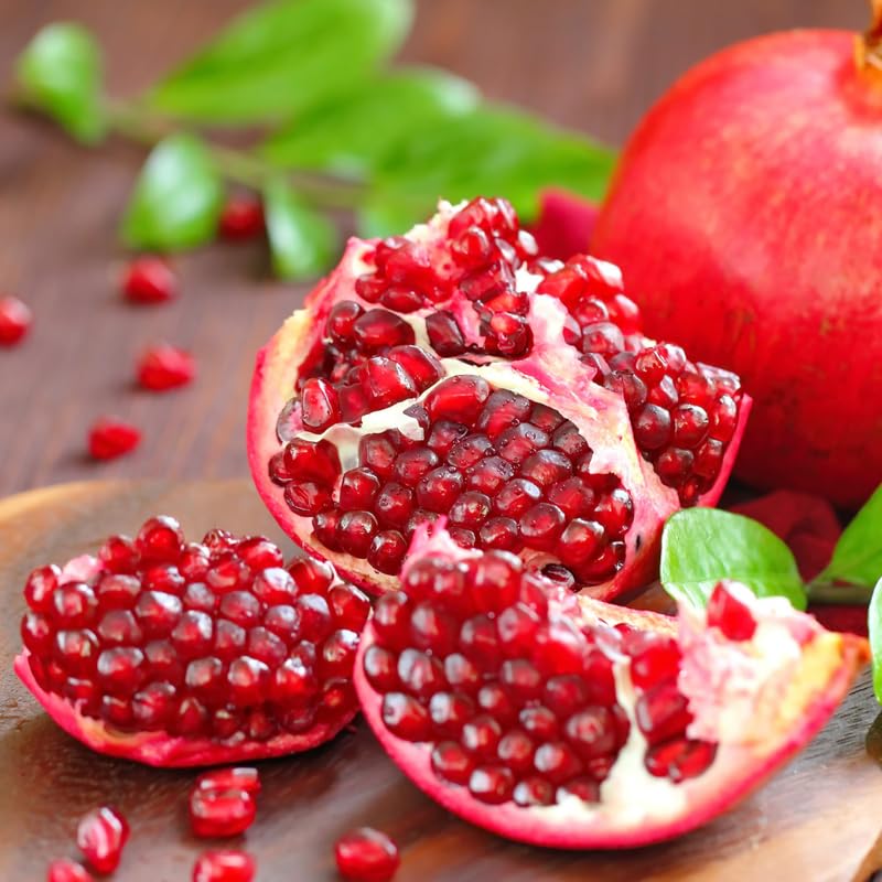 Pomegranate Tree Live Plant, 2-3' Tall in 3 Gallon Pot, Pomegranate Plant Live, Cold Hardy for Planting, No Ship to CA