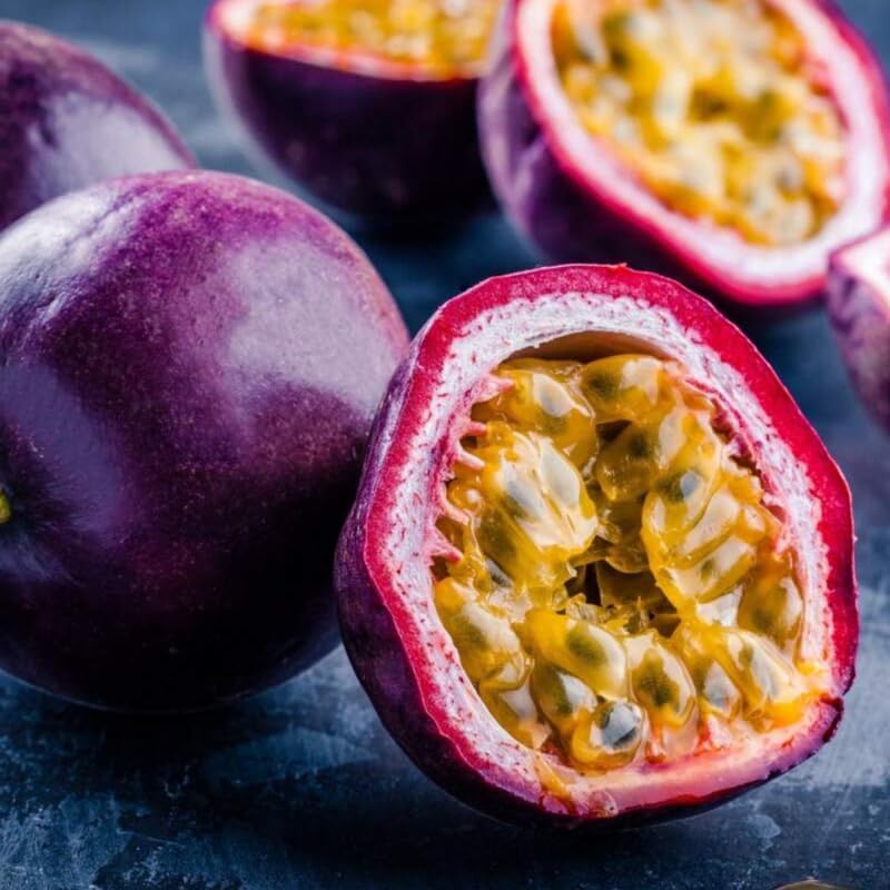 Purple Passionfruit Tree Live Plant, Passion Fruit Vine for Planting, 4-8 Inches Tall