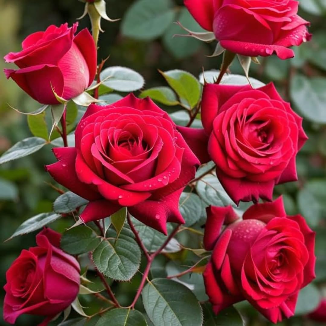 Live Red Rose Plant for Planting, Hardy Flowering Plant, Rose Flowering Shrub in 3 Gallon Pot for Containers, Landscapes, and Backyard Gardens, No Ship to CA