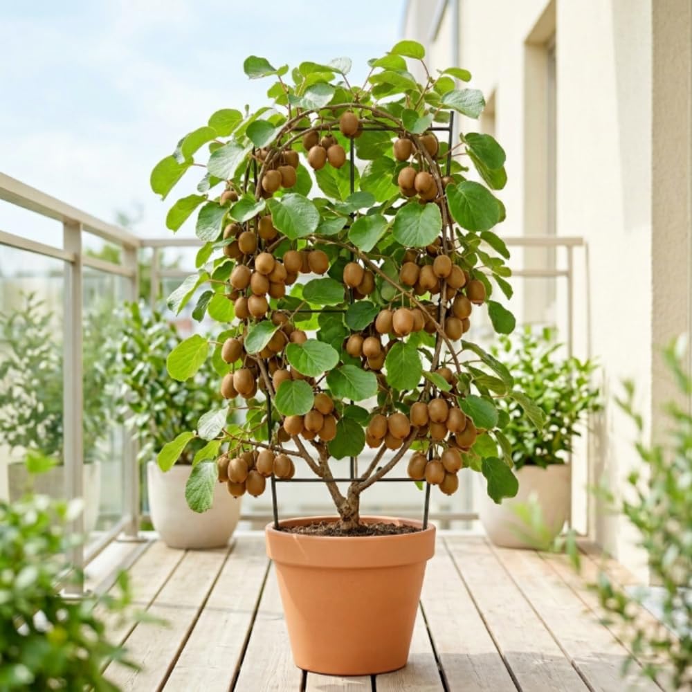 Male Hardy Kiwi Live Plant, Fruit Vine, 4-8 Inch Tall