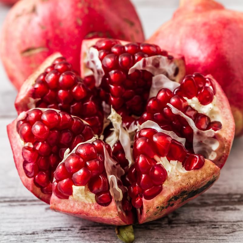 Pomegranate Tree Live Plant - 3-4 Ft Tall in 3 Gallon Pot - Large Pomegranate Fruit Tree for Outdoor Garden and Landscape, No Ship to CA