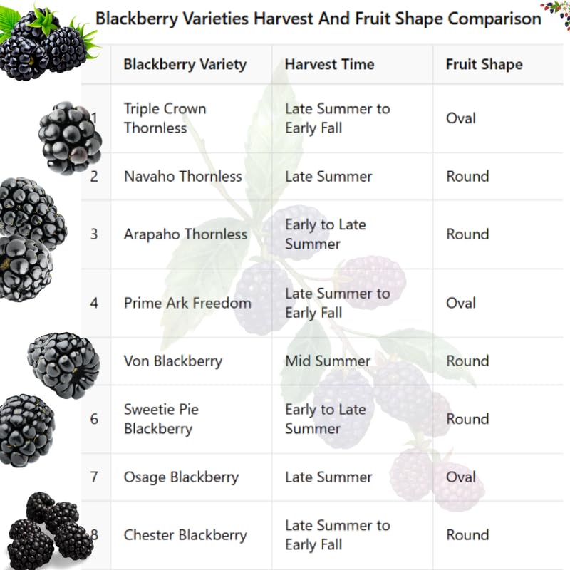 2 Navaho Thornless BlackBerry Plants Live for Planting, High Yielding, Sweet Juicy Berries for Your Garden, 4-6" in Tall, Cold Hardy, Dormant in Winter, No Pot