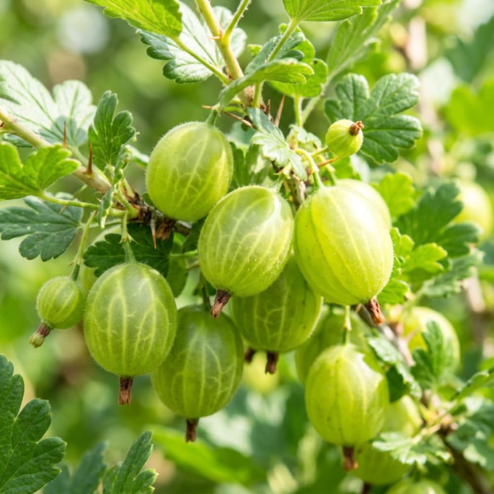 Sweet Gooseberry Plant Live, Gooseberry Bush, 4-6 Inch Tall
