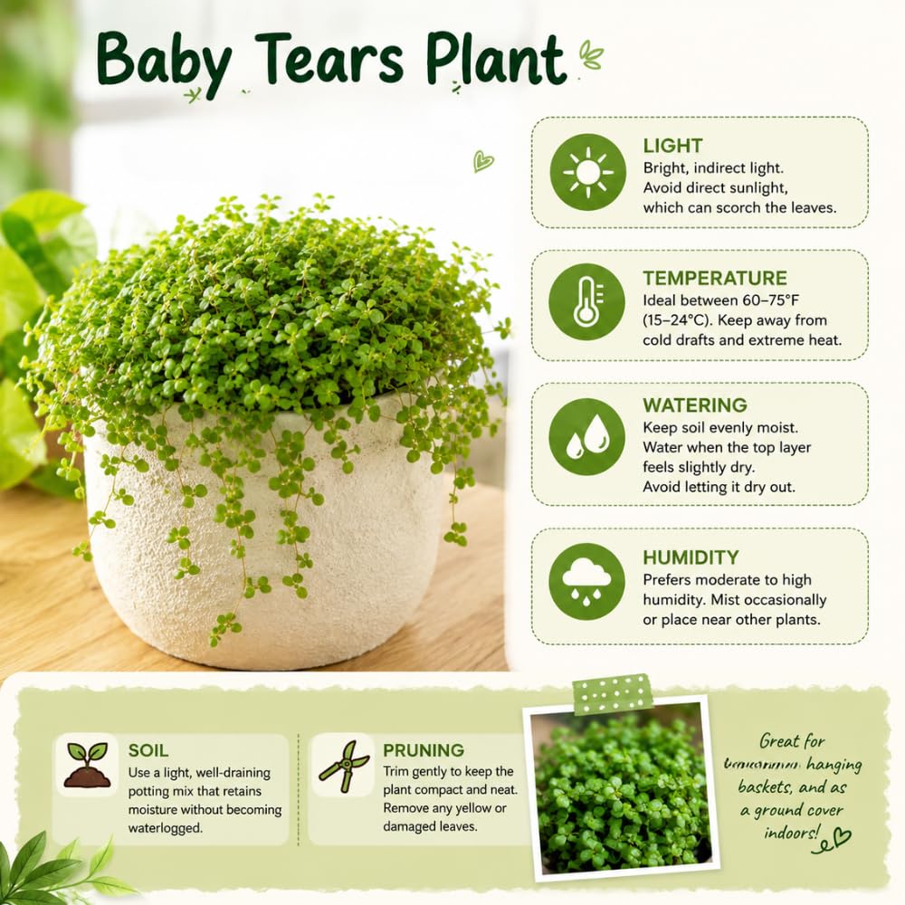 Dwarf Baby Tears Plant, Freshwater Aquarium Plant, 1 Portion