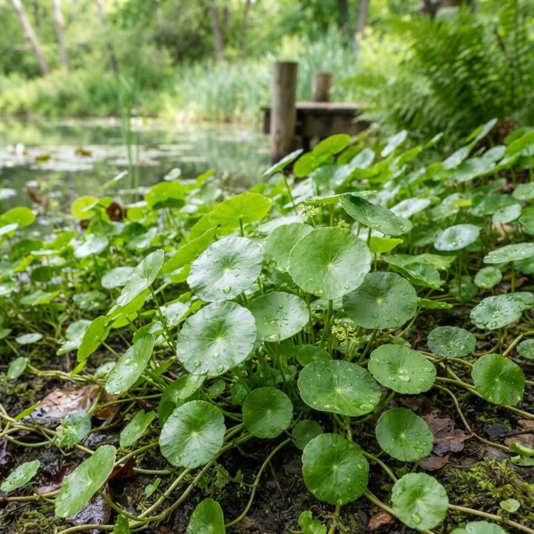Pennywort Aquatic Plant Live, Aquarium Plant for Aquascaping
