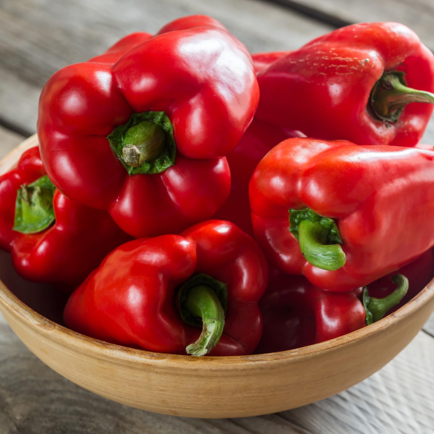 200 Bell Pepper Seeds for Planting, Big Red Sweet Pepper Seeds Indoor Outdoor Vegetable