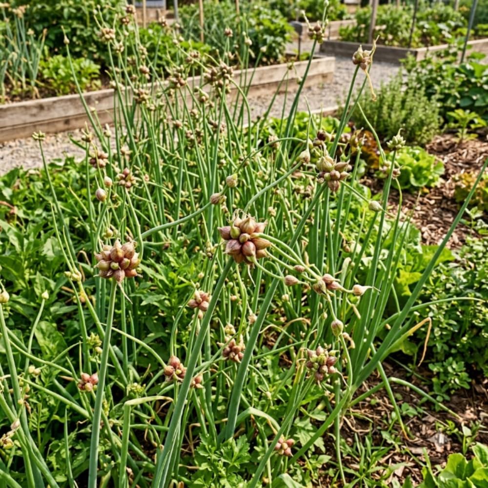 10 Egyptian Walking Onion Live Plants, Well Rooted, 2 Year Old