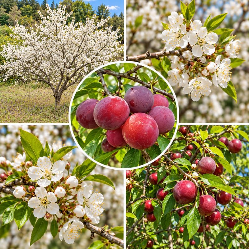 24 Wild Plum Tree Cuttings, Unrooted Stems, Fruit Tree Propagation