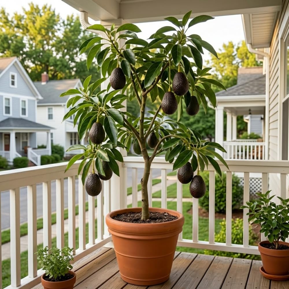 HASS Avocado Tree, Avocado Trees Live Plants, 2 Year Olds Avocado Tree, 3 Gallon Pot, 1-2 Feet Tall, Sweet Tropical Fruit for Planting, No Ship to CA