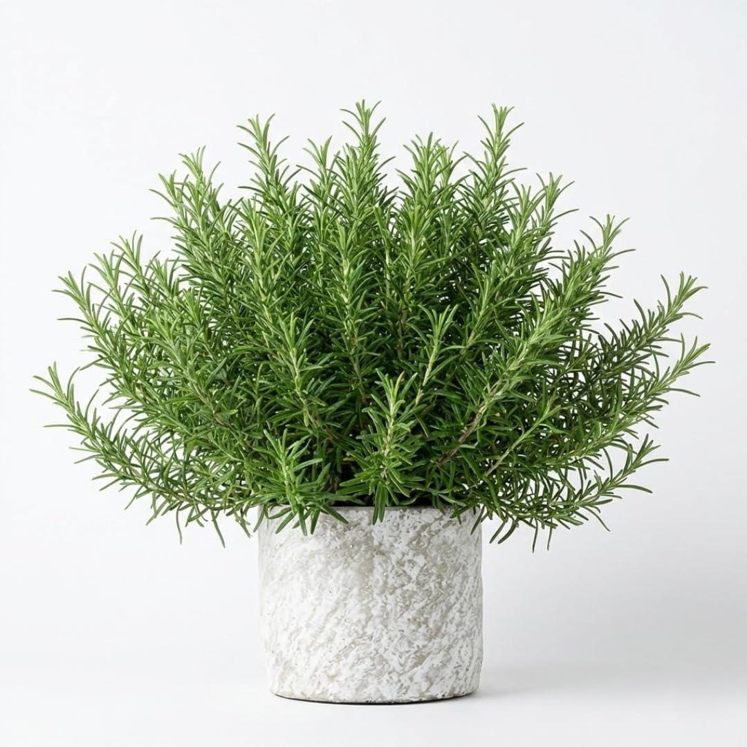 3 Upright Rosemary Plants Live for Indoor Outdoor Planting, Cold Hardy, 4-6" in Tall, Culinary and Ornamental, Fast-Growing