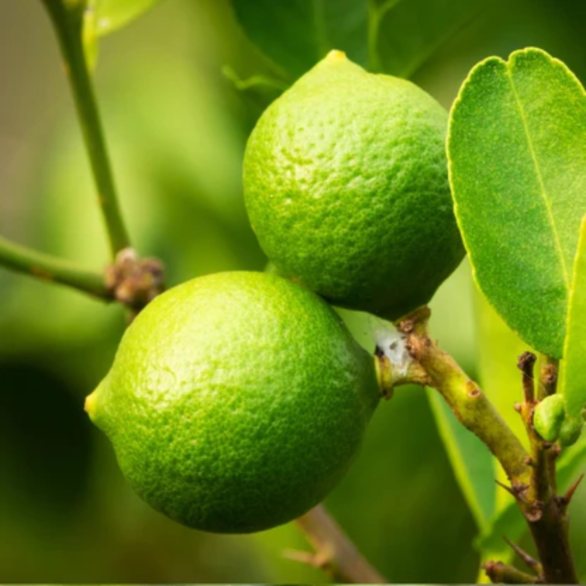 Bearing Fruit Thai Lime Tree Live Plant 2 Years Old, in 3 Gallon Pot, Already Bearing Fruit, Cold Hardy and High-yielding, Fragrant Citrus Trees