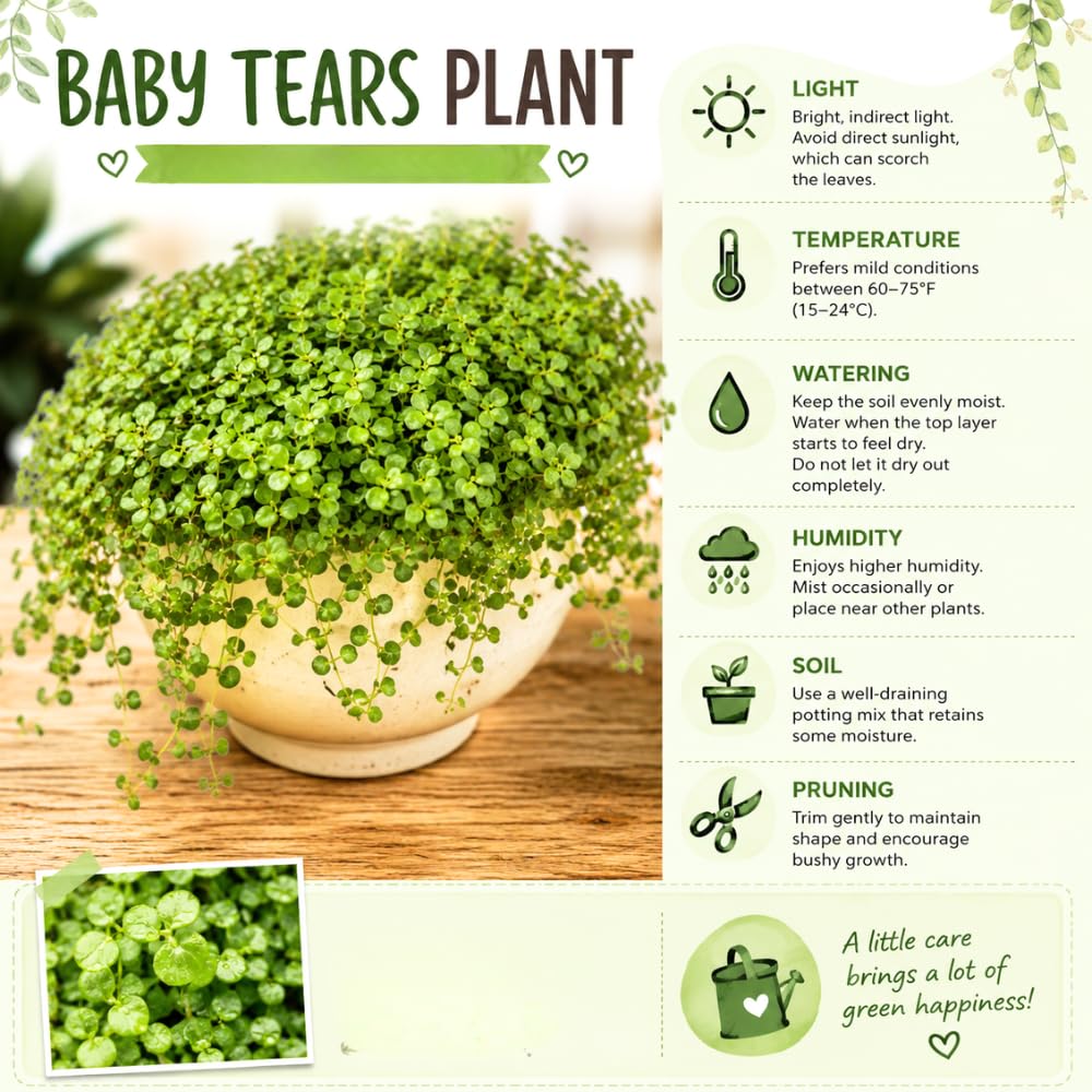 Live Dwarf Baby Tears Freshwater Aquarium Plant, 1 Portion Plant