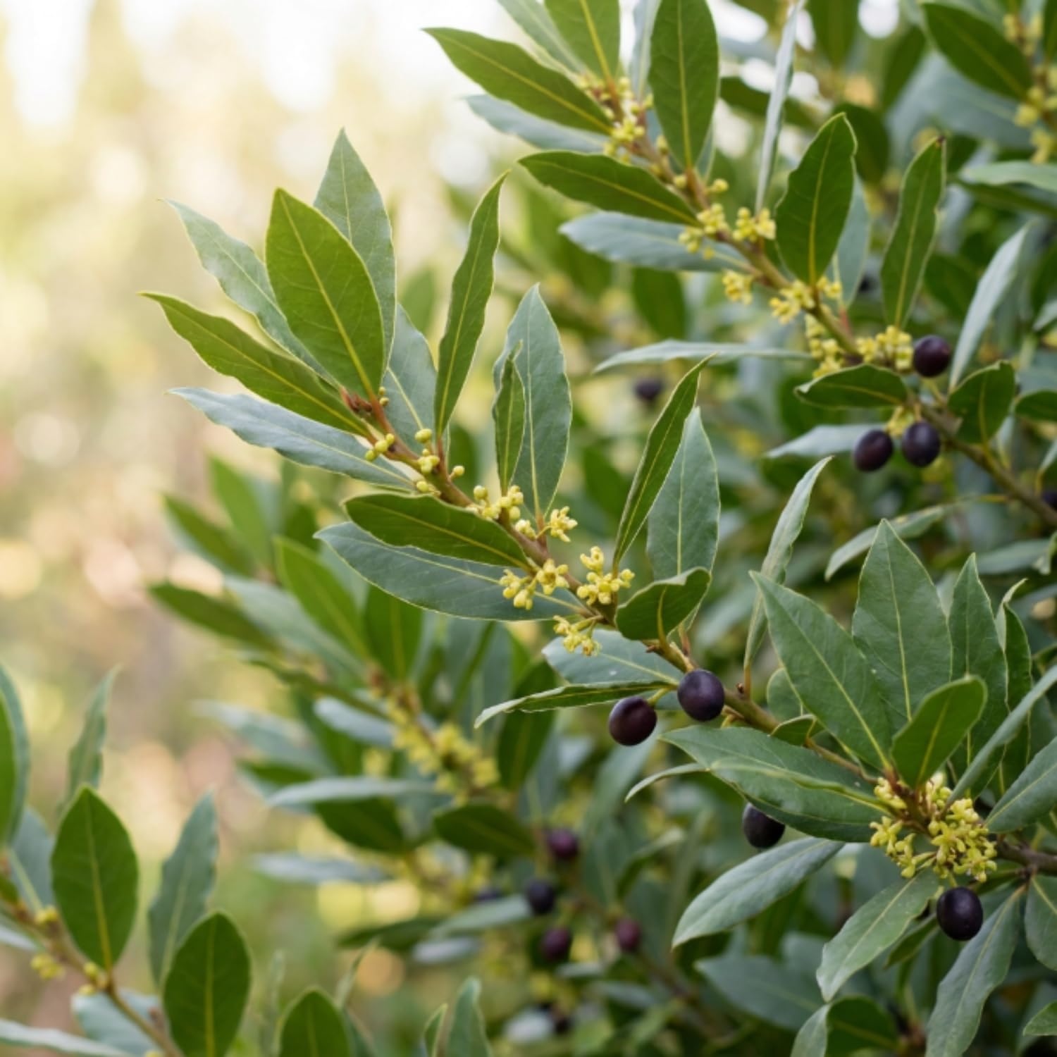 2 Bay Leaf Laurel Plants, Well Rooted Sweet Bay Leaf Tree 4-7 Inches, Laurus Nobilis, Fresh Culinary Herb for Garden and Containers