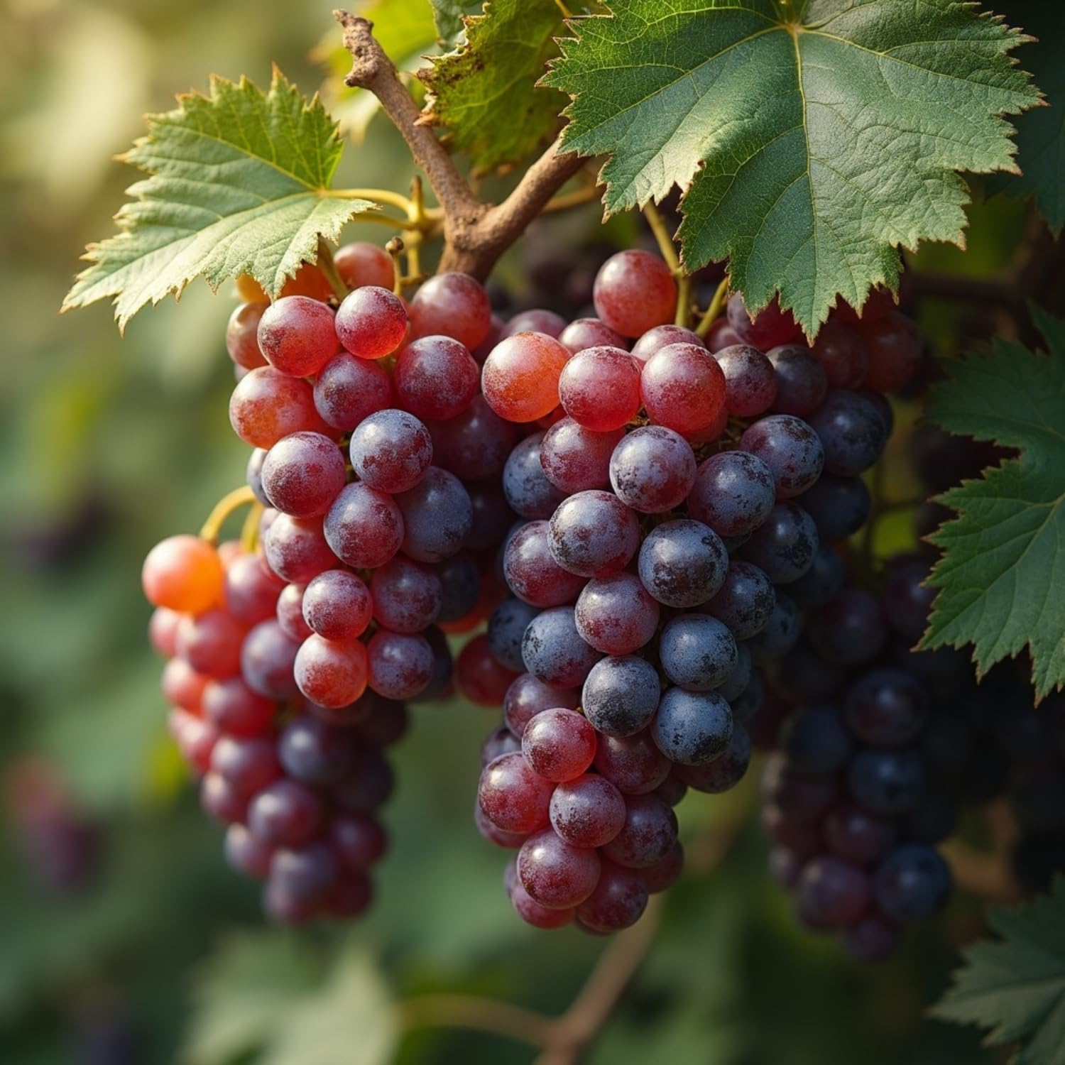 Muscadine Grape Plant Live, Hardy Fruit Grape Climbing Vine for Backyard, 20-24 Inches Tall in Gallon Pot, Outdoor Planting, No Ship to CA