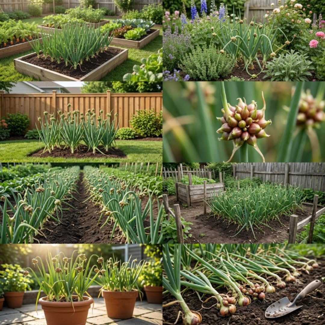 Set 10 Egyptian Walking Onion Topsets, Perennial Onion Bulbs for Planting