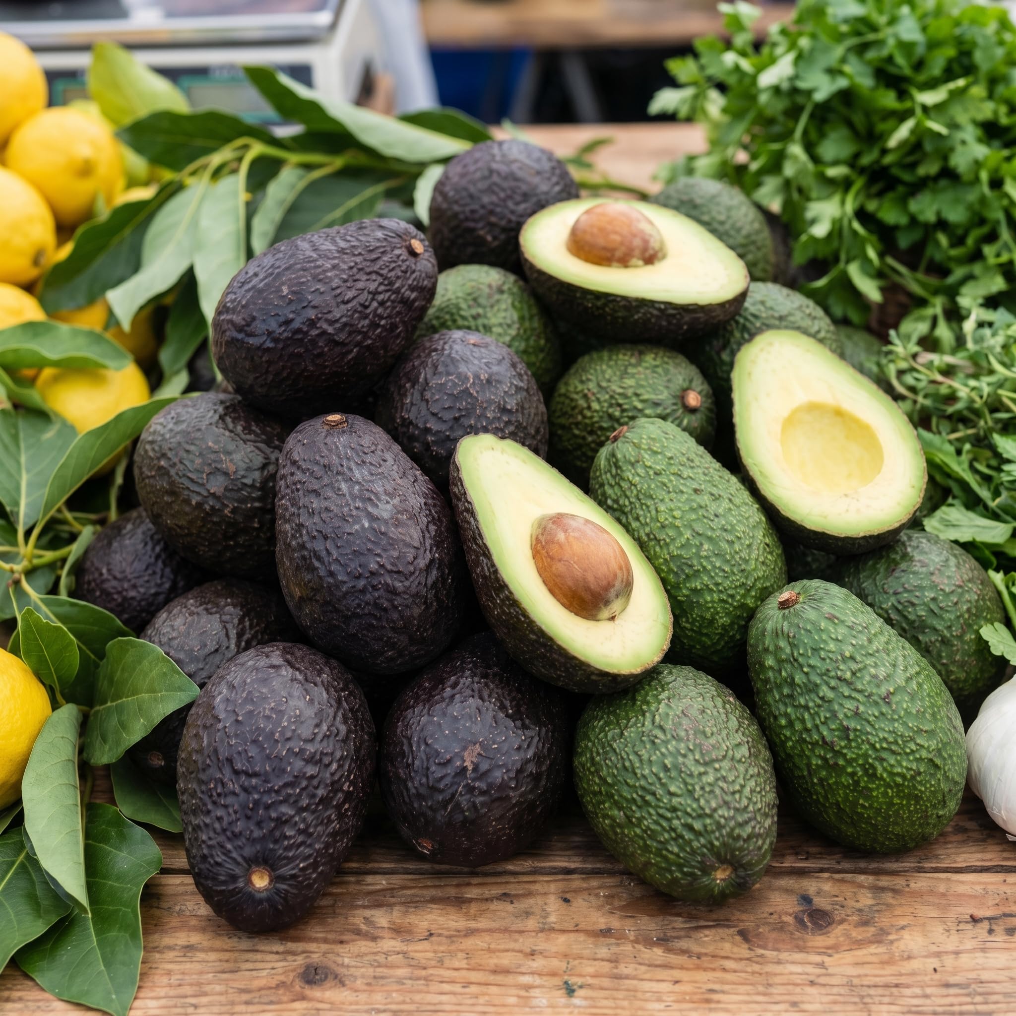 Avocado Tree Live 1-2 Ft Tall in 3 Gallon Pot, Grafted Avocado Tree for Outdoor Garden or Patio Planting, High Yield, Ready to Bear Fruits, No CA (HASS Avocado)